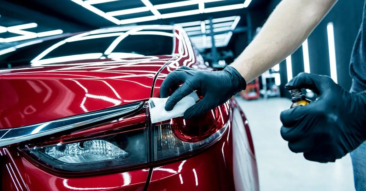 Ceramic coating application