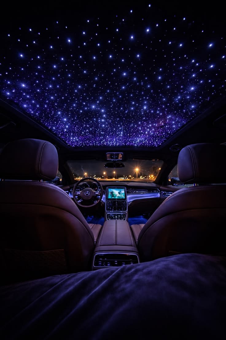 Blue sports car